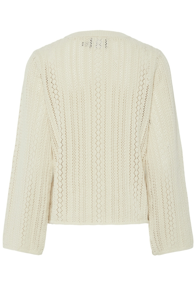 PCNUKA LS O-NECK KNIT NOOS BC 17154616 Birch